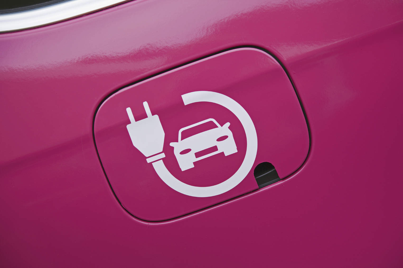 Electric car - pink - Leasing Life